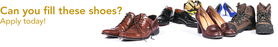 Can you fill these shoes? Apply today!